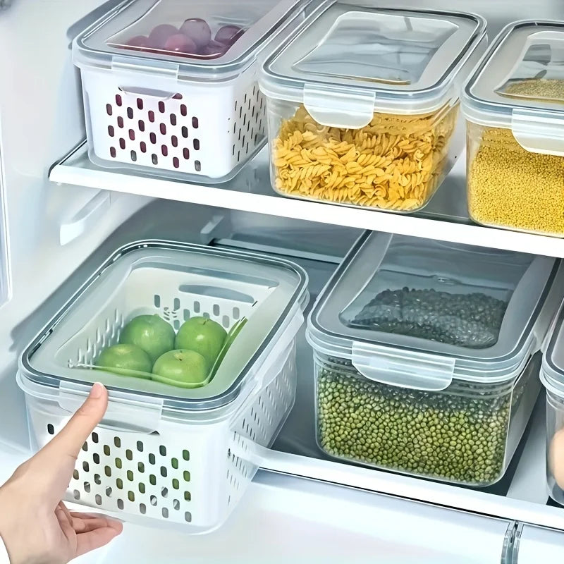 4pcs/Set Leak-Proof Food Storage Containers