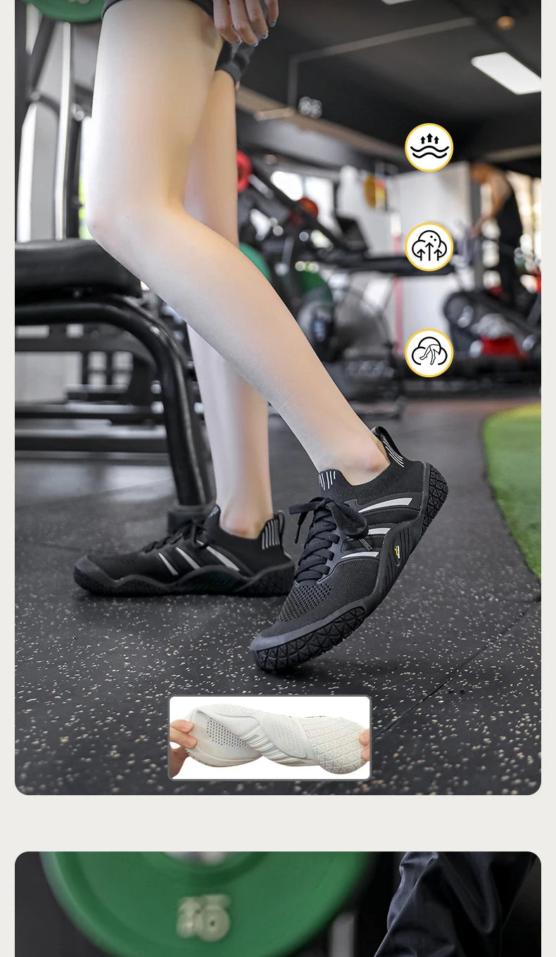 Athletic fit gym shoes
