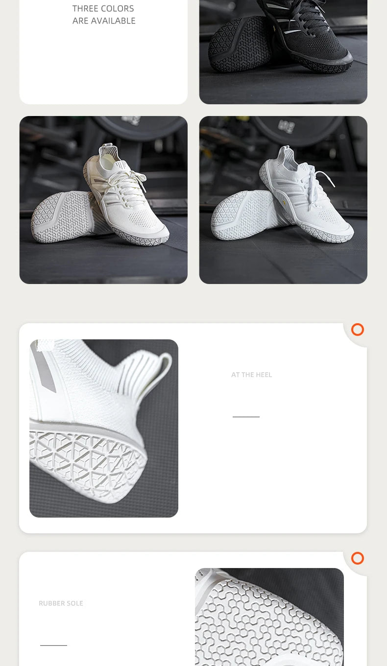 Athletic fit gym shoes
