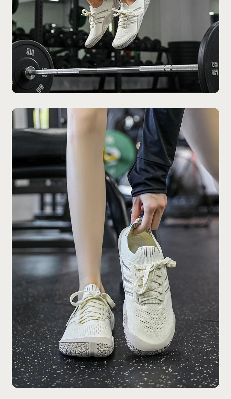 Athletic fit gym shoes