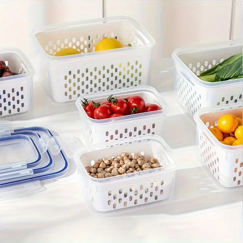 4pcs/Set Leak-Proof Food Storage Containers