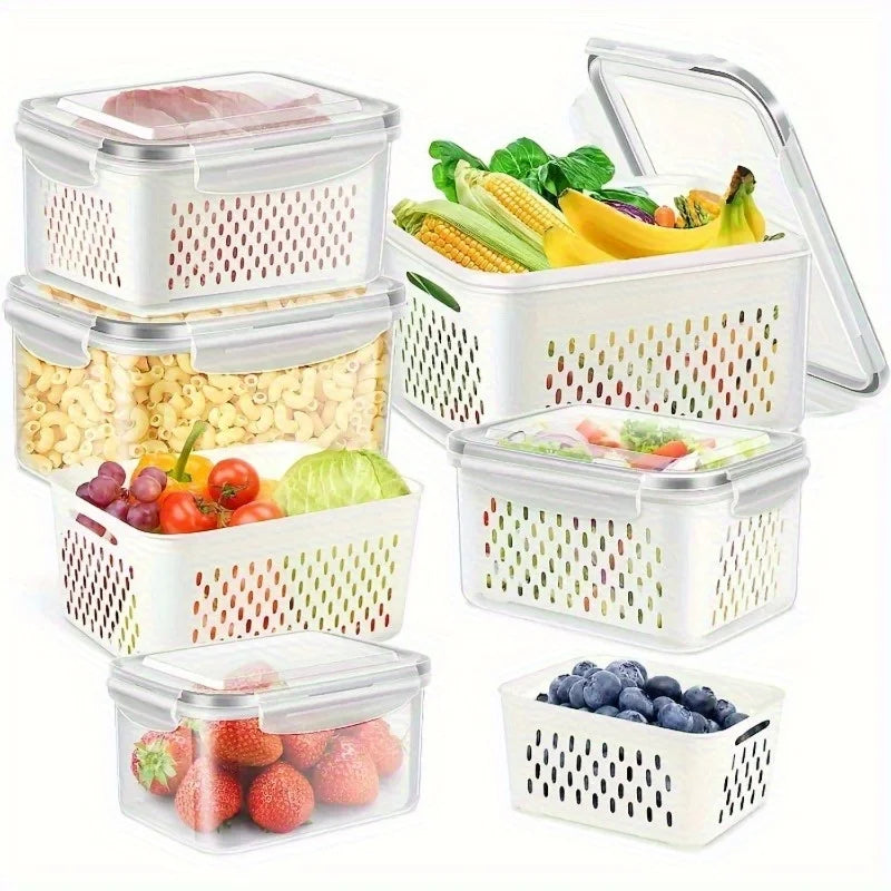 4pcs/Set Leak-Proof Food Storage Containers