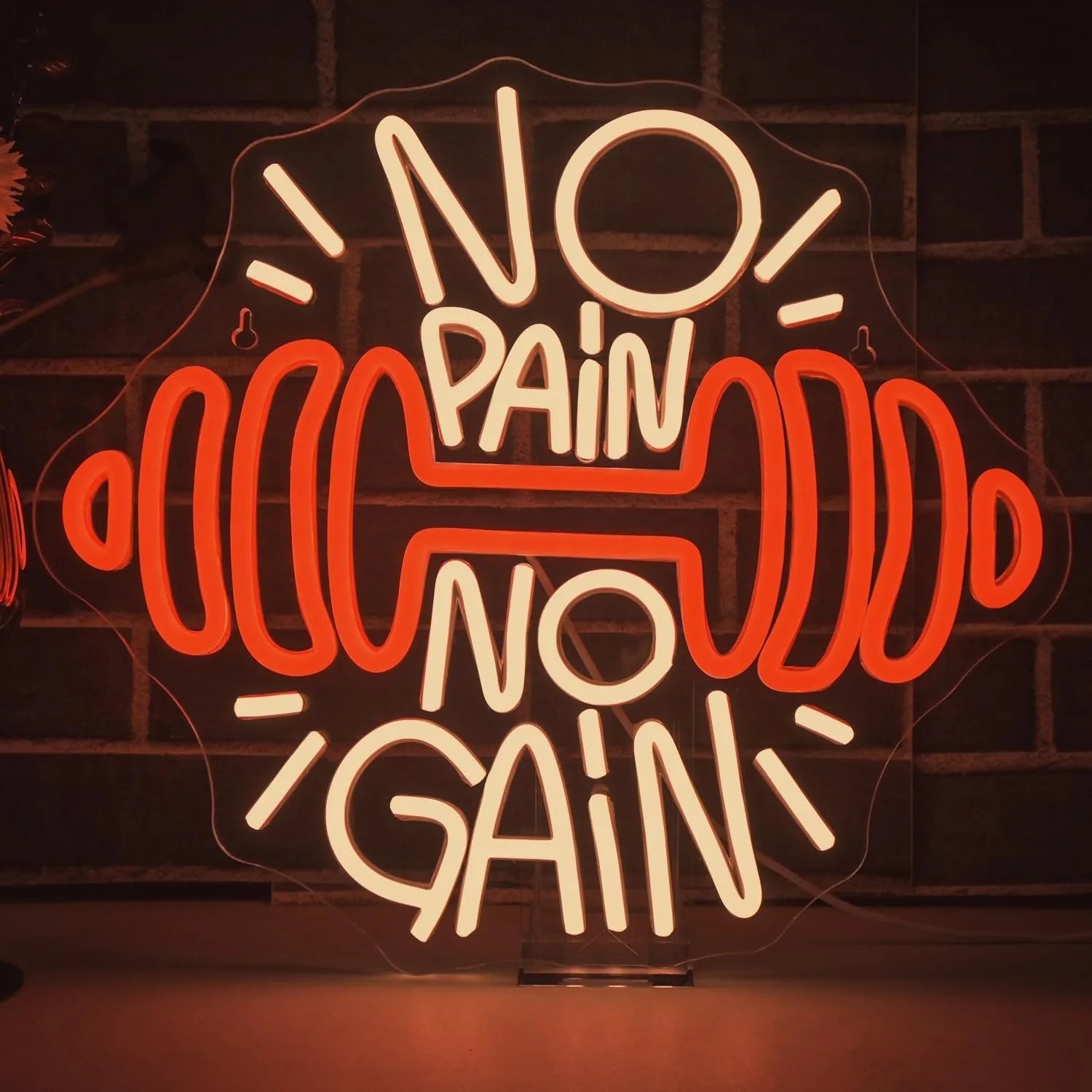 Dumbbell Neon Sign LED