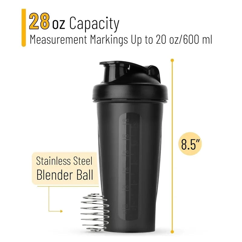 600ml Shaker Bottle Protein Shaker